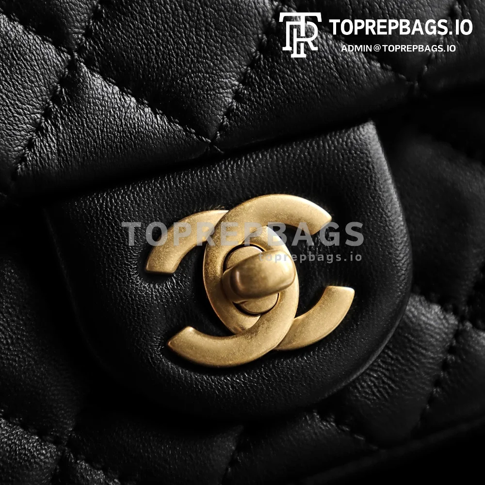 i1680507509_6962_0 Chanel CF Square Mini Pearl Crush in Black