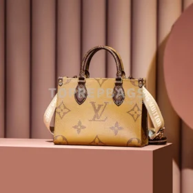 Louis Vuitton OnTheGo Small in Brown