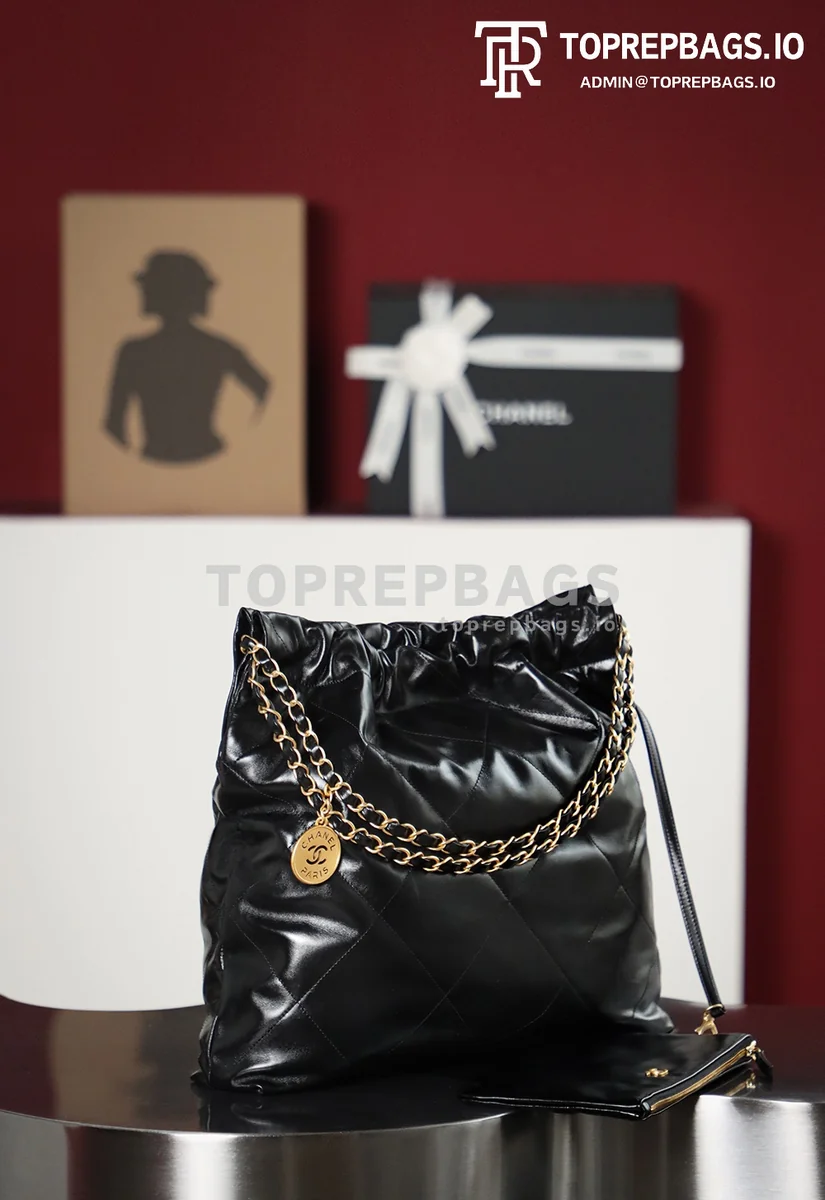 i1683974577_29_6 Chanel 22 Bag Medium in Black