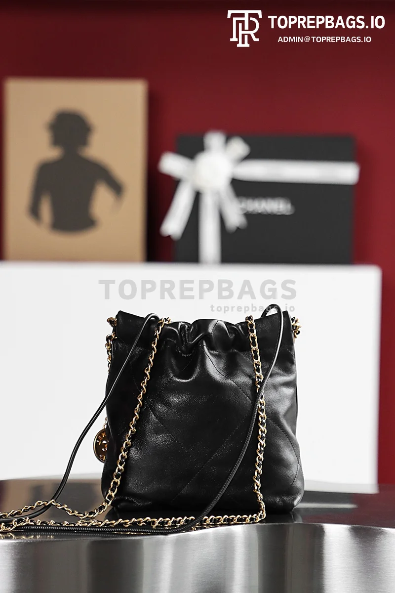 i1685266887_8930_6 Chanel 22 Bag MINI in Black