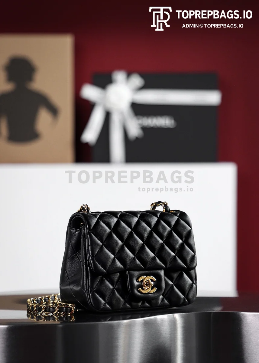 i1687778875_8653_3 Chanel Classic Flap Square Mini in Black