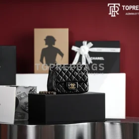 i1687778875_9487_0 Chanel Classic Flap Square Mini in Black