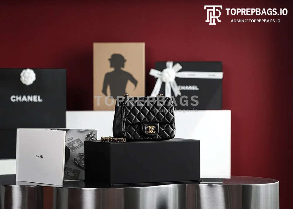 i1687778875_9487_0 Chanel Classic Flap Square Mini in Black