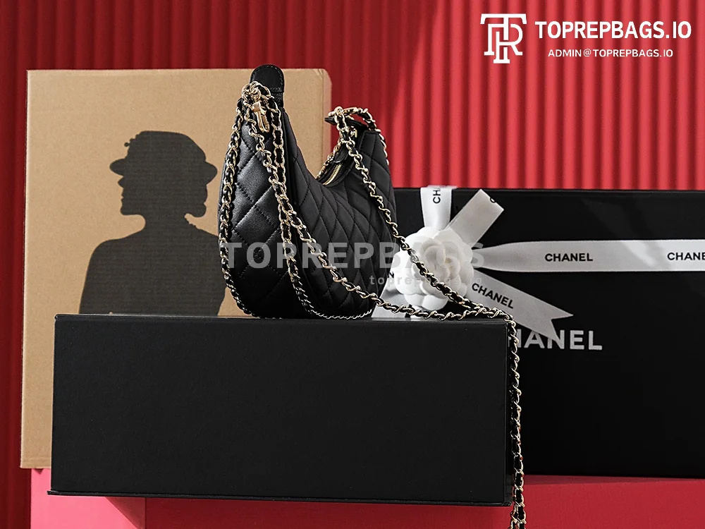 i1692700596_1538_2 Chanel 23P Crescent Bag in Black