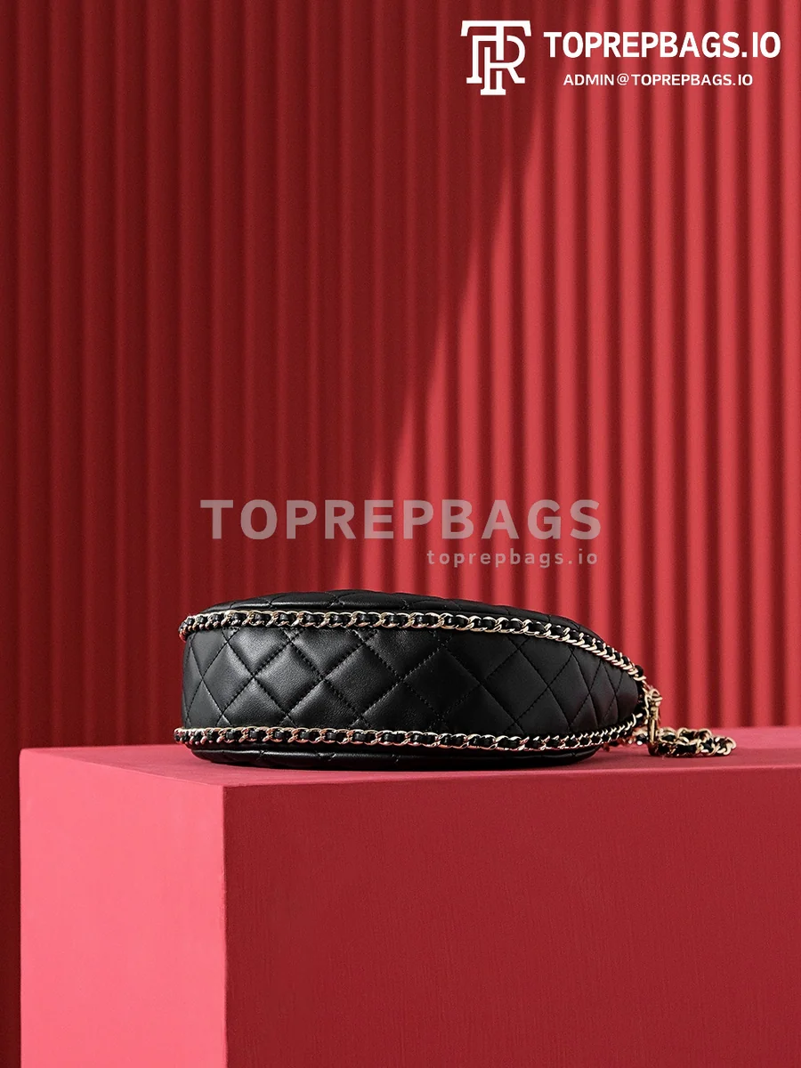i1692700596_3370_8 Chanel 23P Crescent Bag in Black