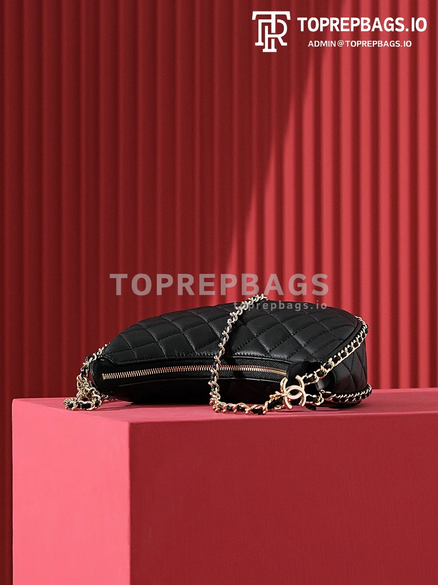 i1692700596_4027_7 Chanel 23P Crescent Bag in Black