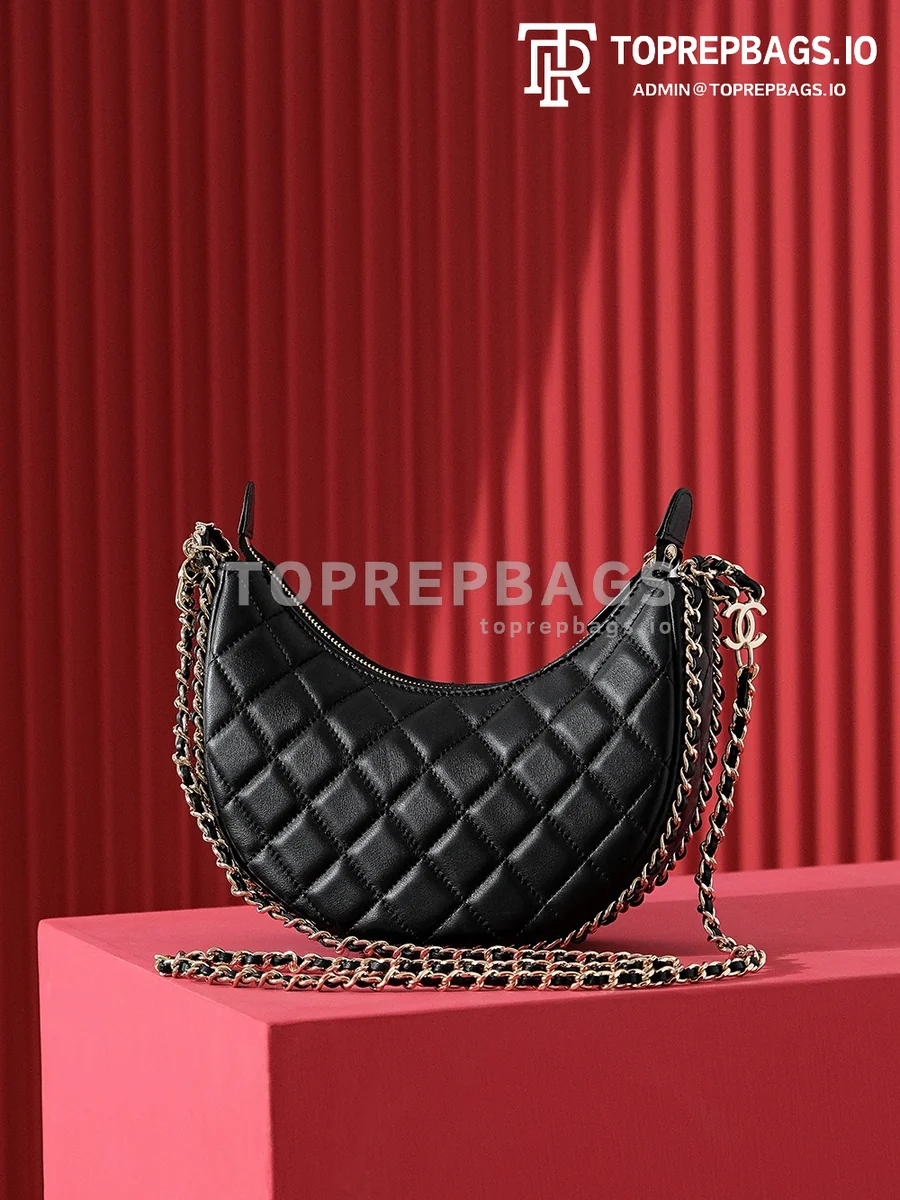 i1692700596_4620_6 Chanel 23P Crescent Bag in Black