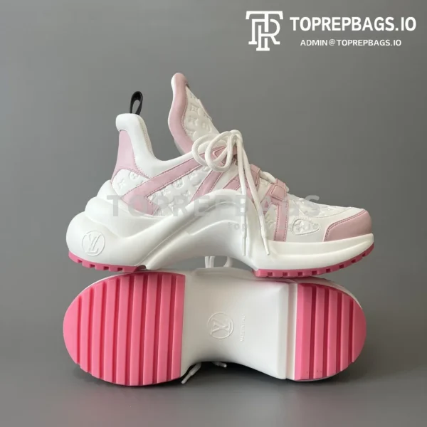 i1694286989_3938_5 Louis Vuitton Archlight in White/Pink