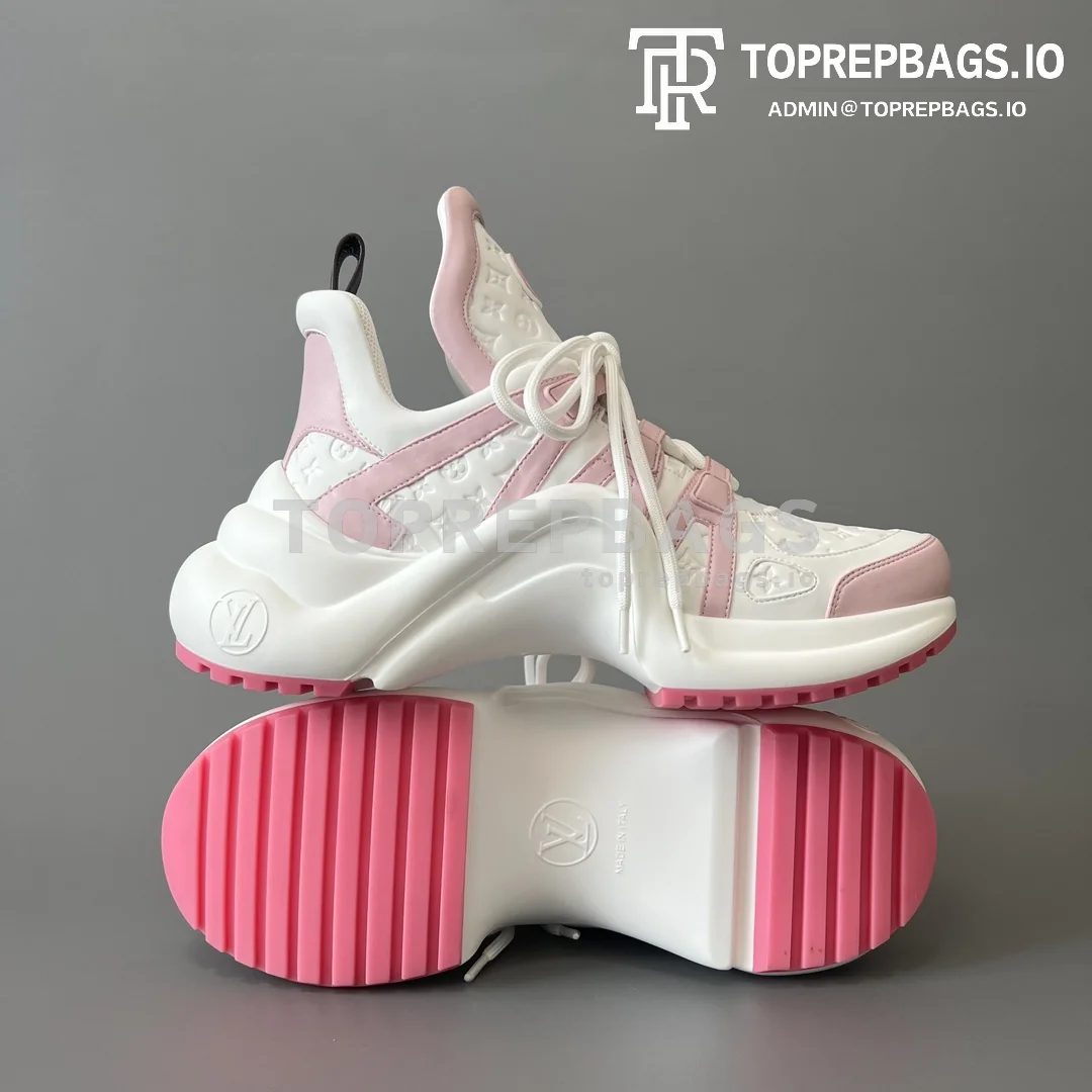 i1694286989_3938_5 Louis Vuitton Archlight in White/Pink