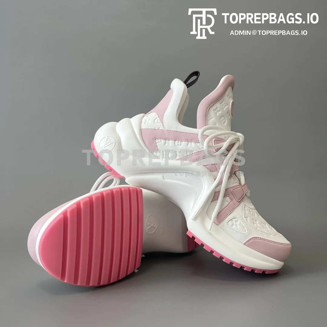 i1694286989_8205_6 Louis Vuitton Archlight in White/Pink