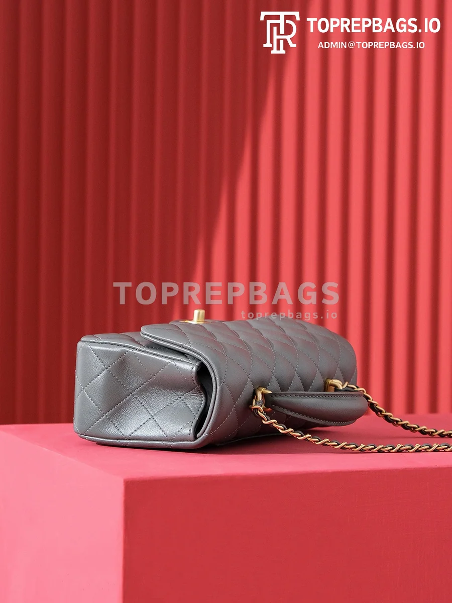 i1695890946_540_8 Chanel 22 Bag Mini in Grey