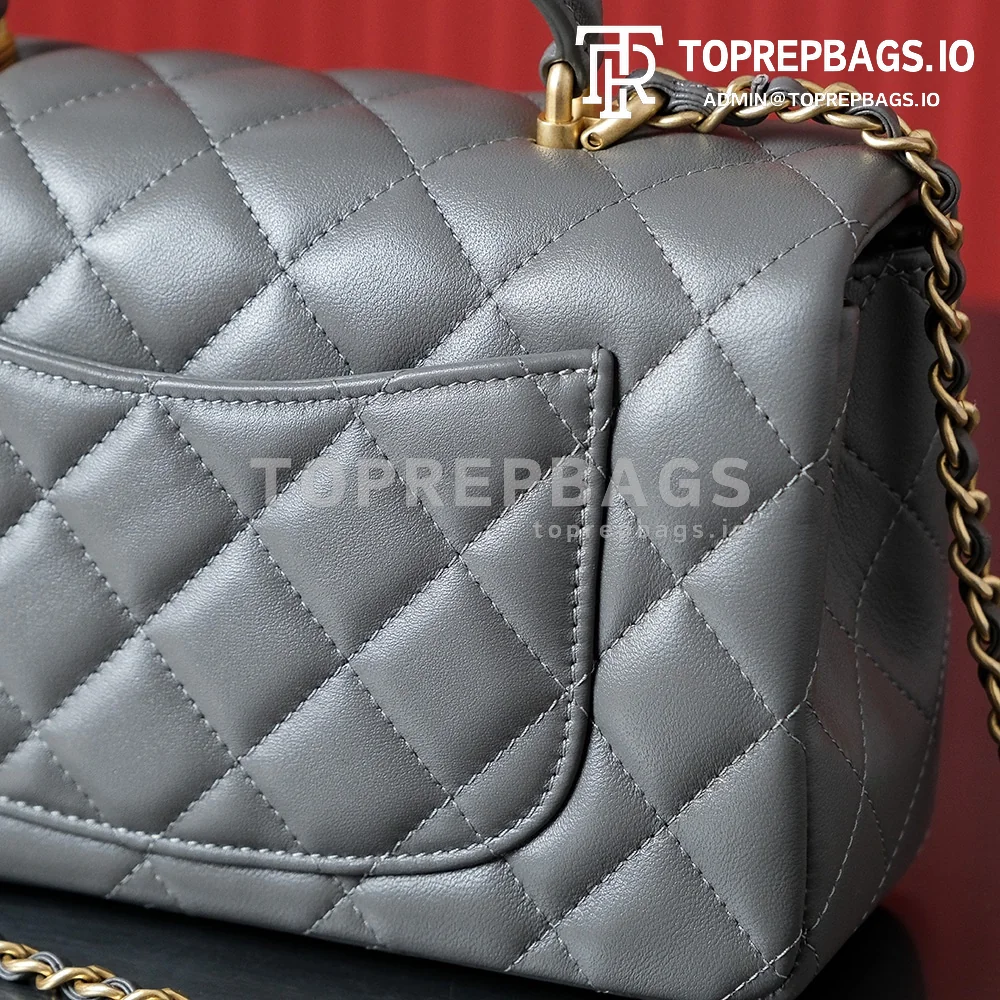 i1695891004_3502_0 Chanel 22 Bag Mini in Grey
