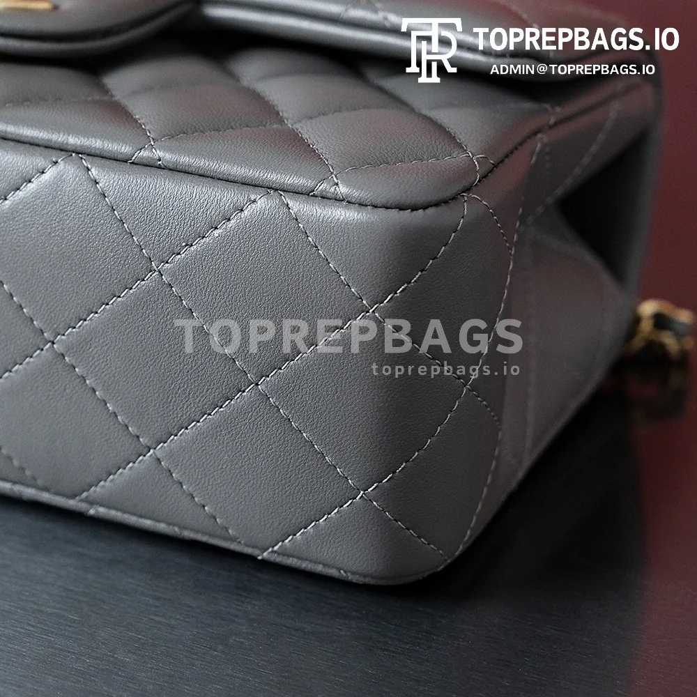 i1695891004_7908_2 Chanel 22 Bag Mini in Grey