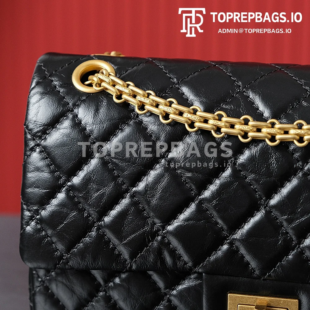 i1695895278_9026_0 Chanel 2.55 in Black