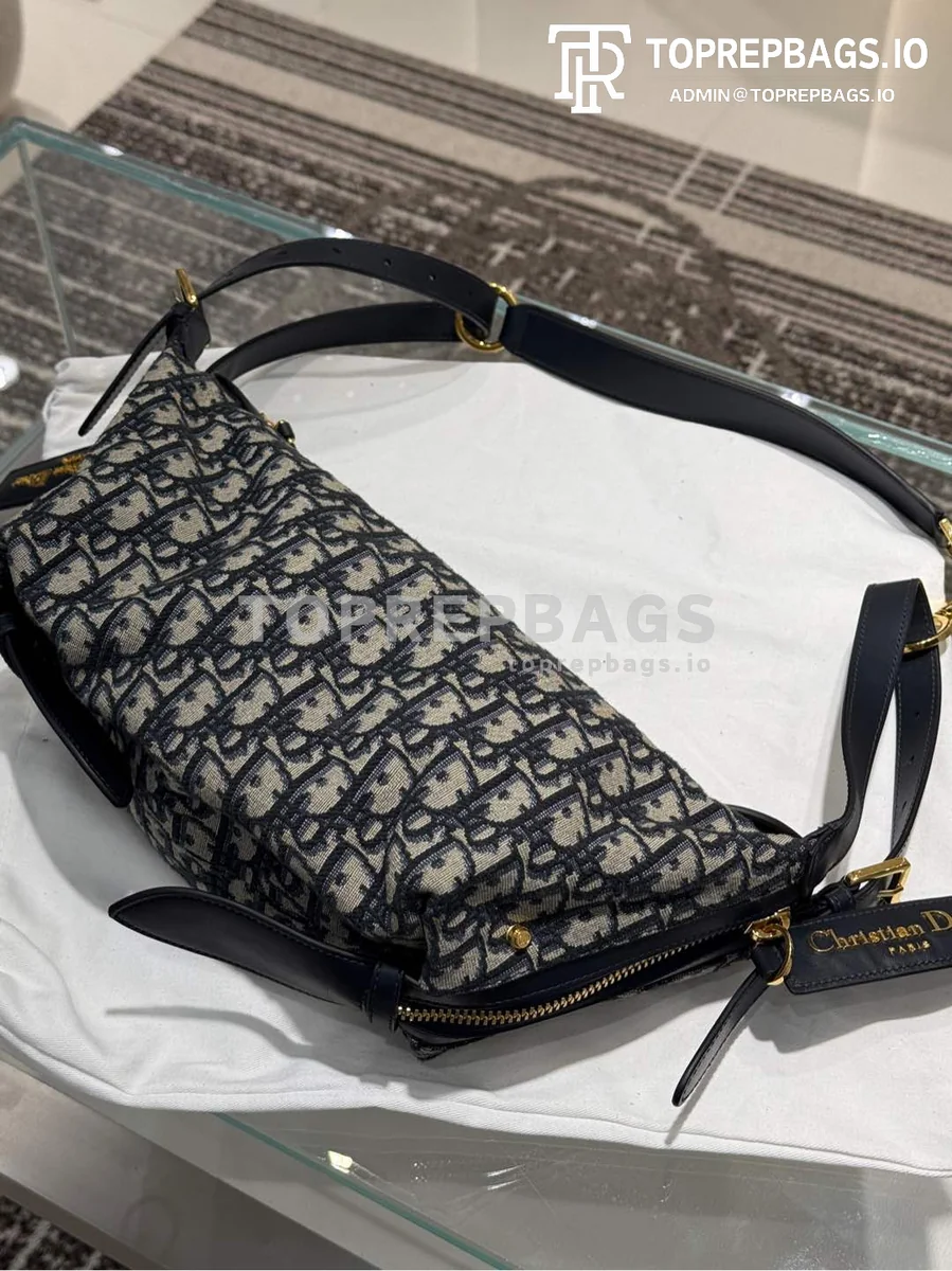 i1736418338562_5683_0_0 Christian Dior D-Journey Small Hobo in Blue
