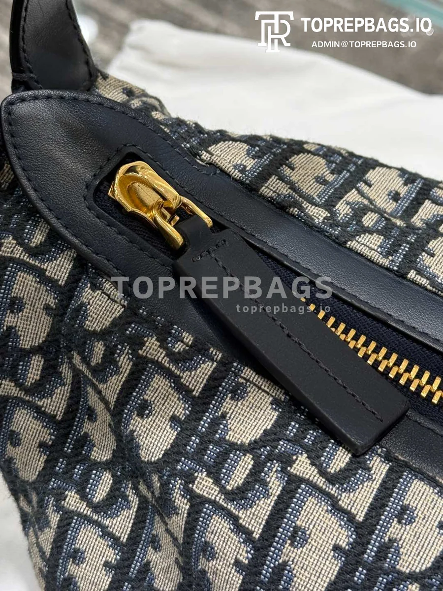 i1736418338640_4717_0_7 Christian Dior D-Journey Small Hobo in Blue