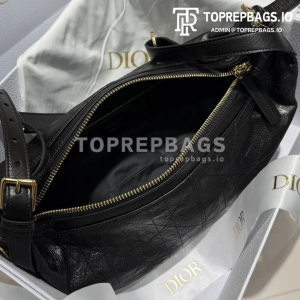 i1739810309111_4998_0_6 Dior D-Journey Medium Hobo in Black