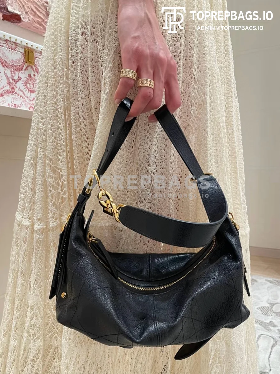 i1739957770462_2038_0_7 Dior D-Journey Small Hobo in Black