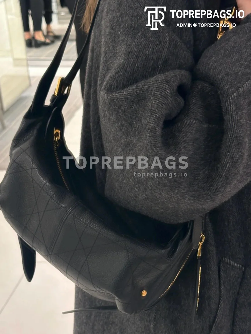 i1739957770462_2390_0_5 Dior D-Journey Small Hobo in Black