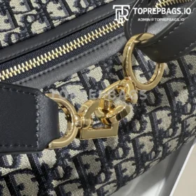 Dior D-Journey Medium Hobo in Blue