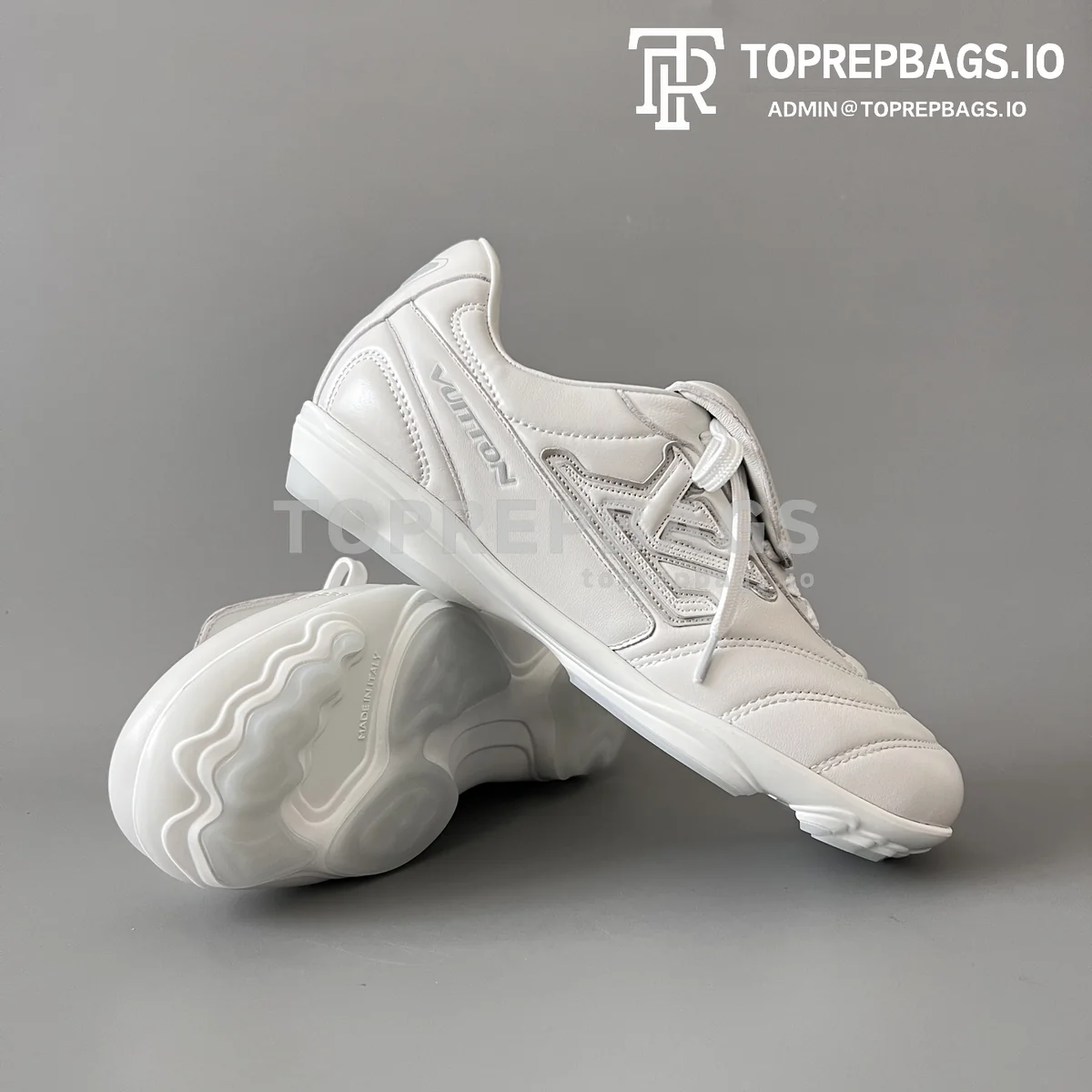 i1744900586259_8847_0_6 Louis Vuitton Footprint Soccer in White