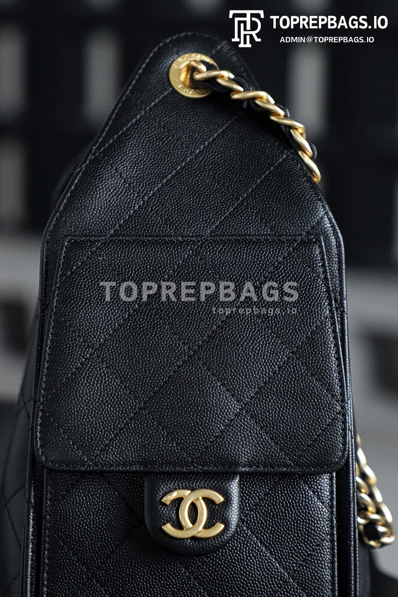 i1745988683301_601_0_6 Chanel 25 Bag Small Hobo in Black