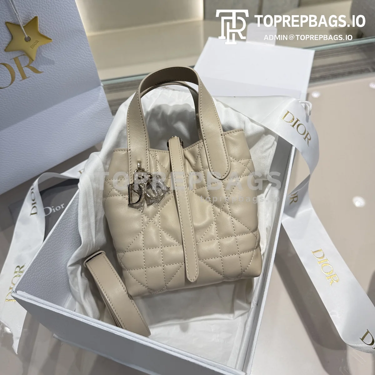 i1746278420148_8072_0_0 Dior D-Toujours Mini in Beige
