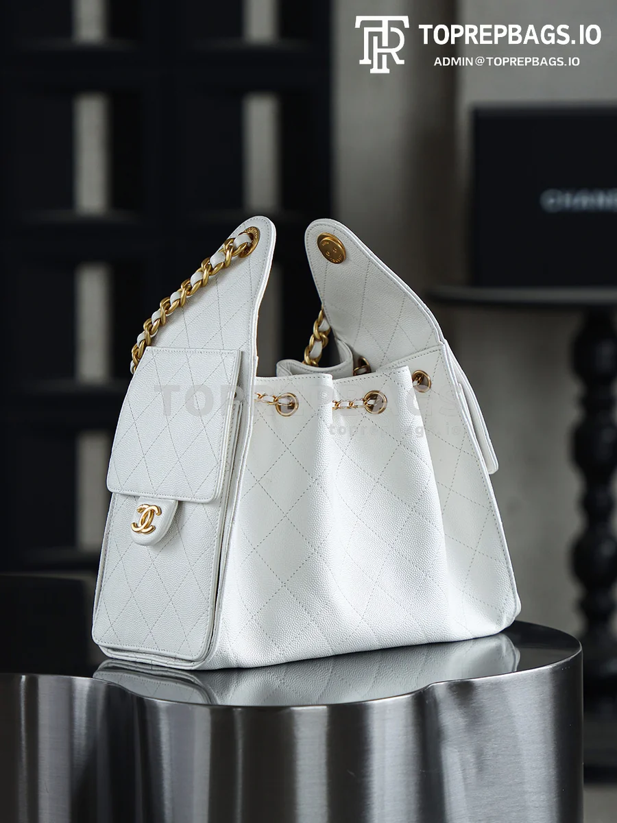 i1746423778815_6161_0_1 Chanel 25 Bag Small Hobo in White