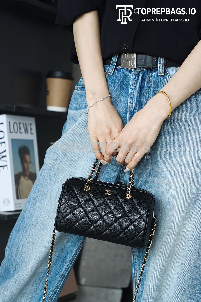 i1747209511282_5952_0_1 Chanel Mini Bowling Bag in Black