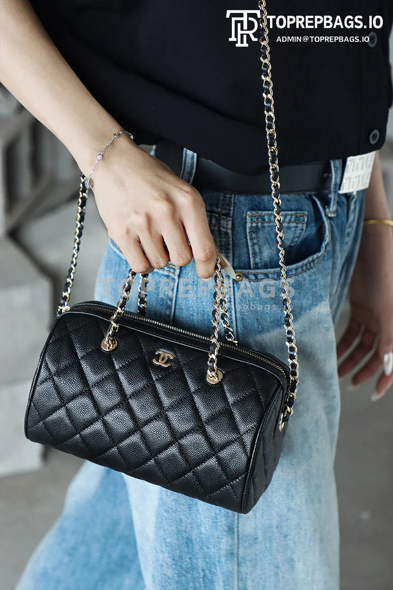i1747209511965_4737_0_2 Chanel Mini Bowling Bag in Black