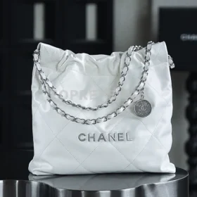 i1748067355821_4742_0_0 Chanel 22 Bag in White