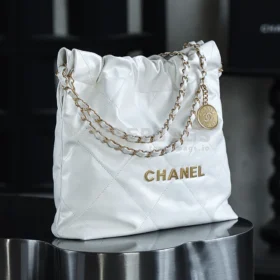 Chanel 22 Bag Small in White