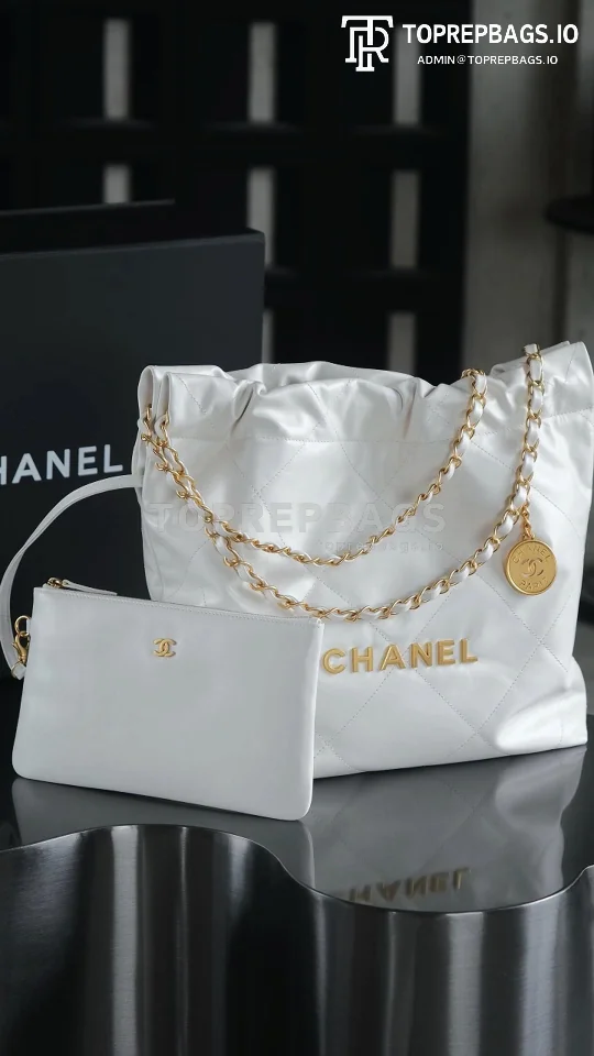 i1748068236930_2258_0_0 Chanel 22 Bag Small in White