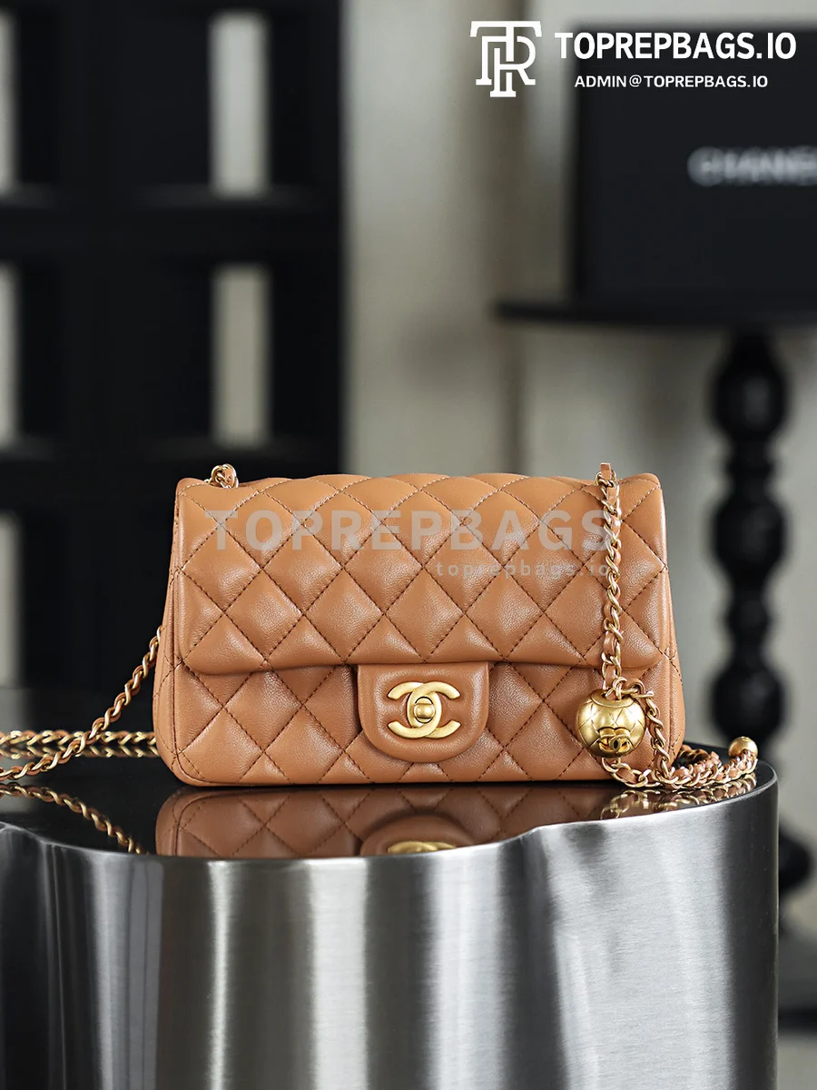 i1750138800889_752_0_0 Chanel Pearl Crush Large Mini in Caramel