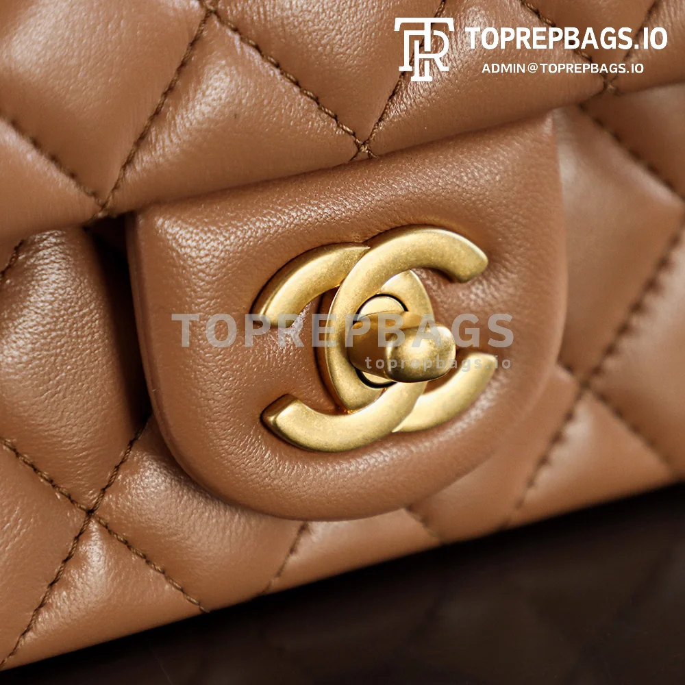 i1750140352430_7774_0_0 Chanel Pearl Crush Square Mini in Caramel