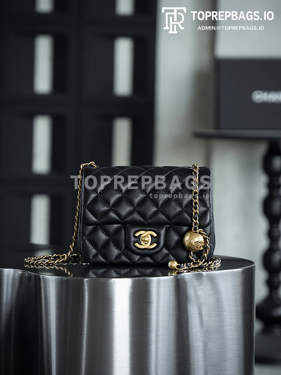 i1750146677748_4766_0_0 Chanel Pearl Crush Square Mini in Black