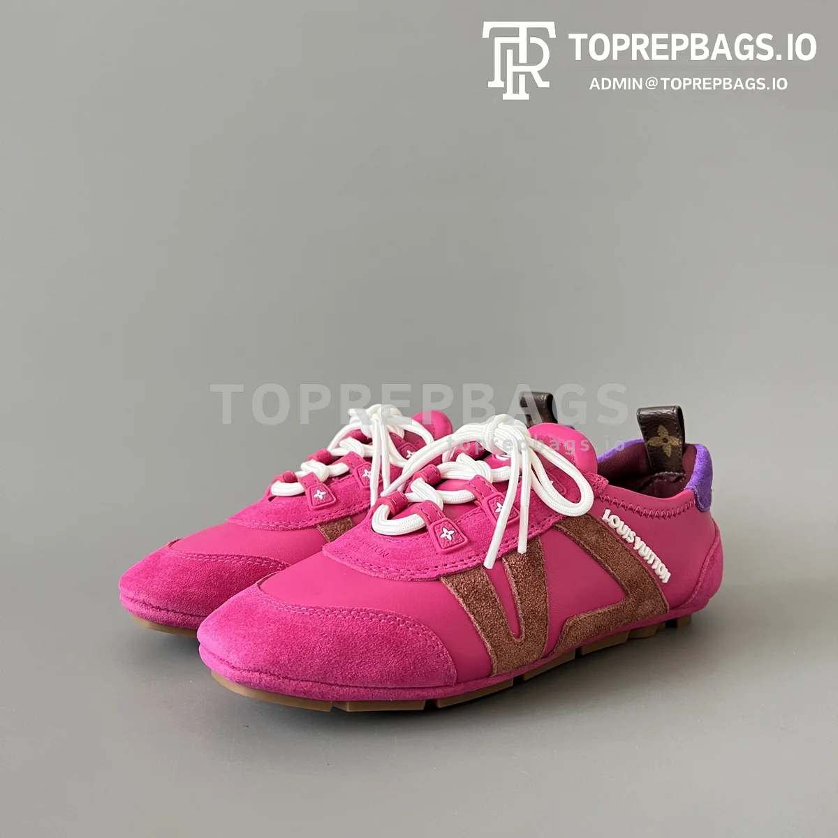 i1750922908370_9054_0_0 Louis Vuitton Sneakerina in Pink