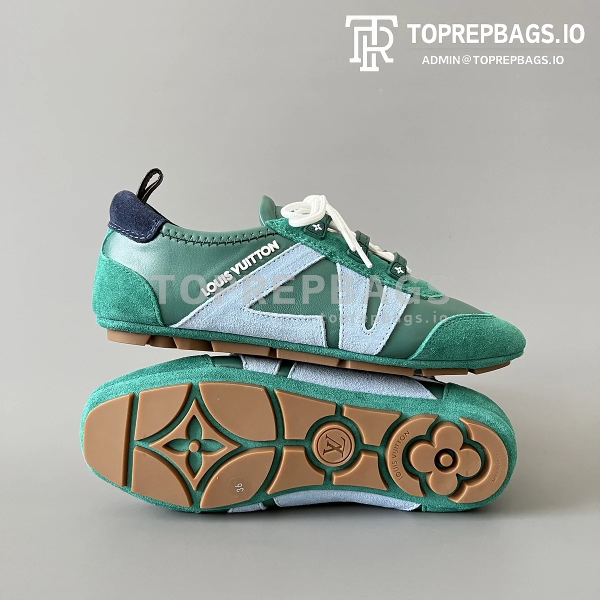 i1750931208428_5321_0_5 Louis Vuitton Sneakerina in Green