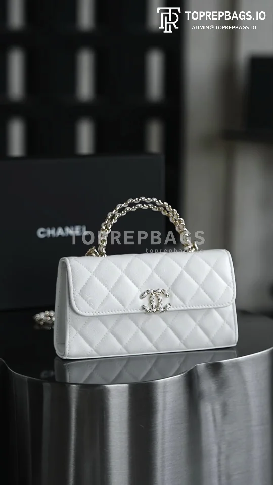 i1751001049325_8436_0_0 Chanel Kelly Mini in White
