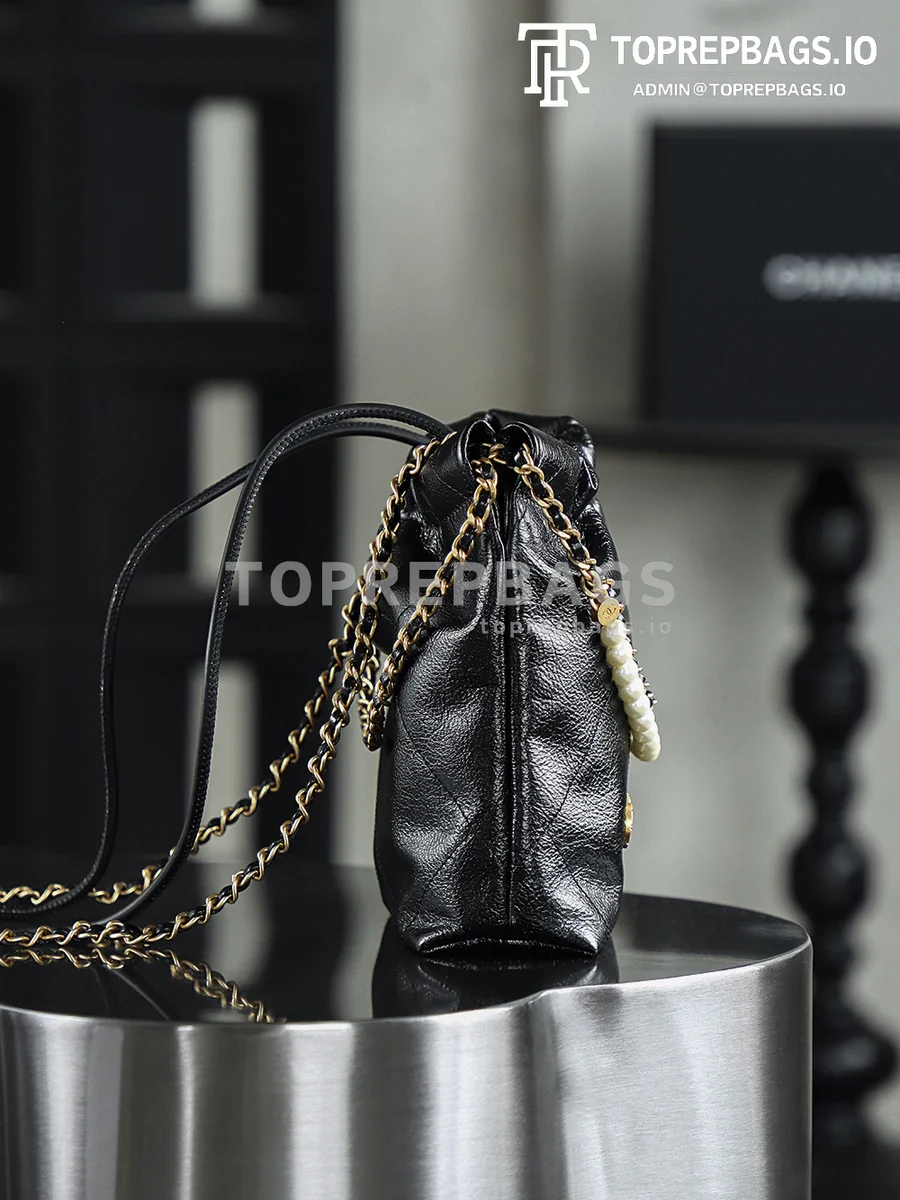 i1751565075463_4154_0_11 Chanel 22 Bag Mini in Black