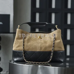 i1752326433049_9440_0_0 Chanel Handbag Hobo in Beige/Black