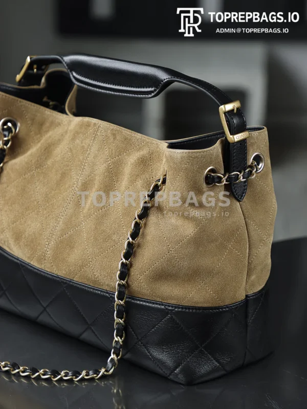 i1752326502139_9573_0_2 Chanel Handbag Hobo in Beige/Black