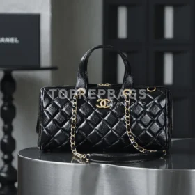 i1752326920404_9890_0_0 Chanel Bowling Bag in Black