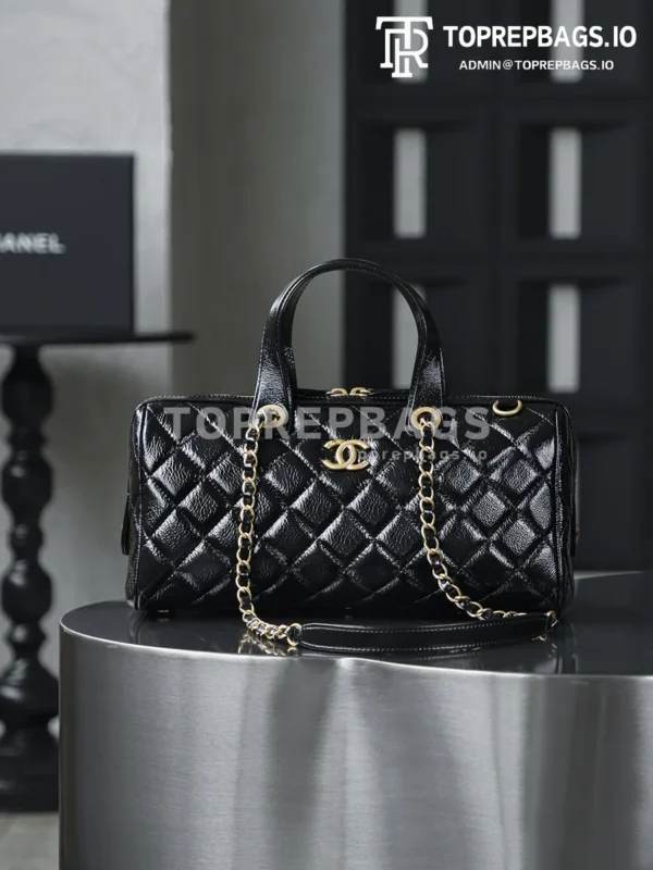 i1752326920404_9890_0_0 Chanel Bowling Bag in Black