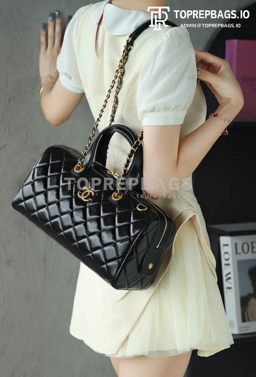 i1752327196630_6141_0_2 Chanel Bowling Bag in Black