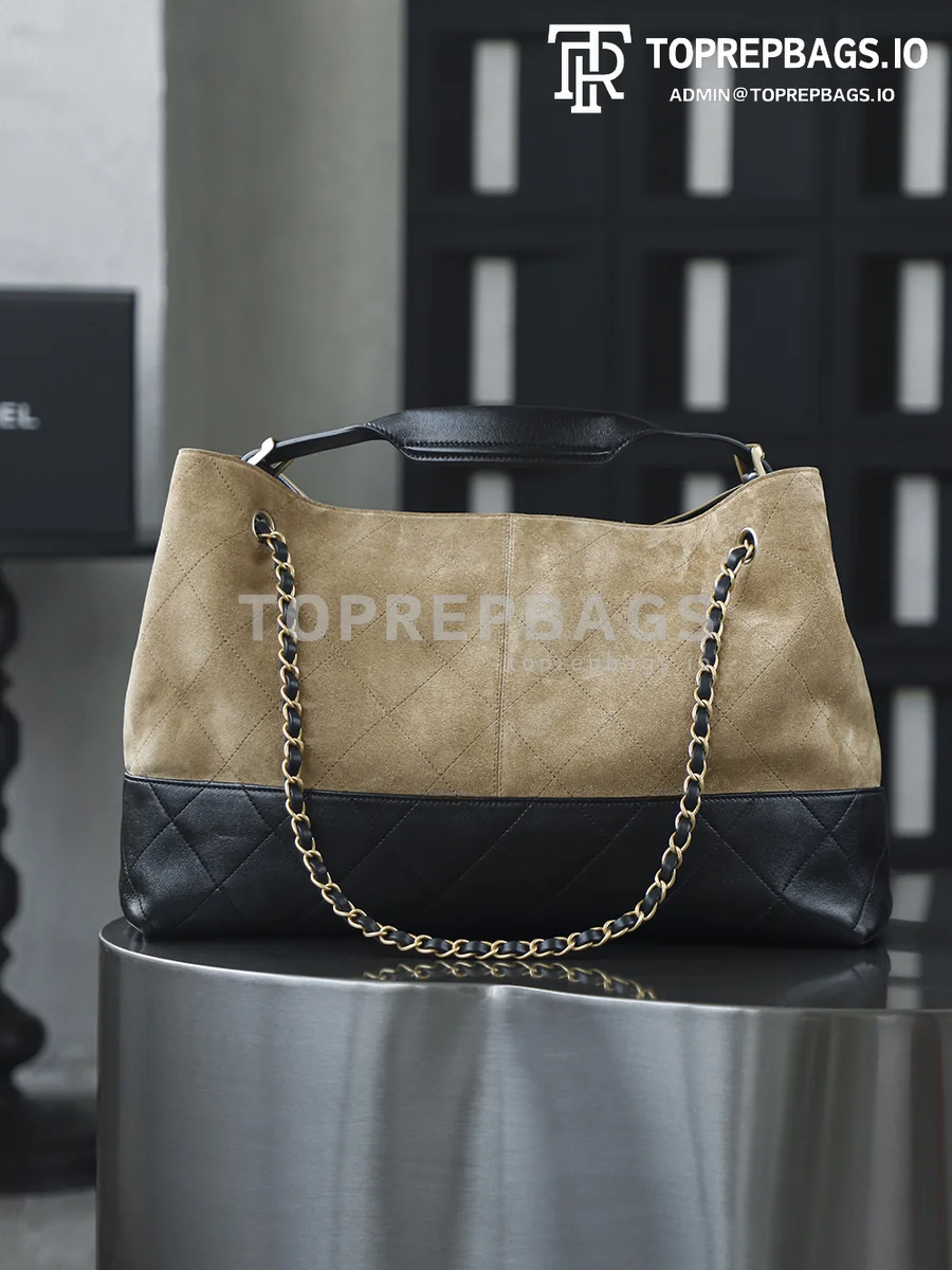 i1753168856281_5513_0_4 Chanel Handbag Hobo in Beige/Black
