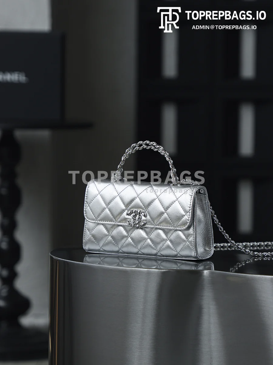 i1756786186415_8026_0_1 Chanel Kelly Mini Lambskin Leather Gold-tone Hardware Shoulder Bag detailed product image