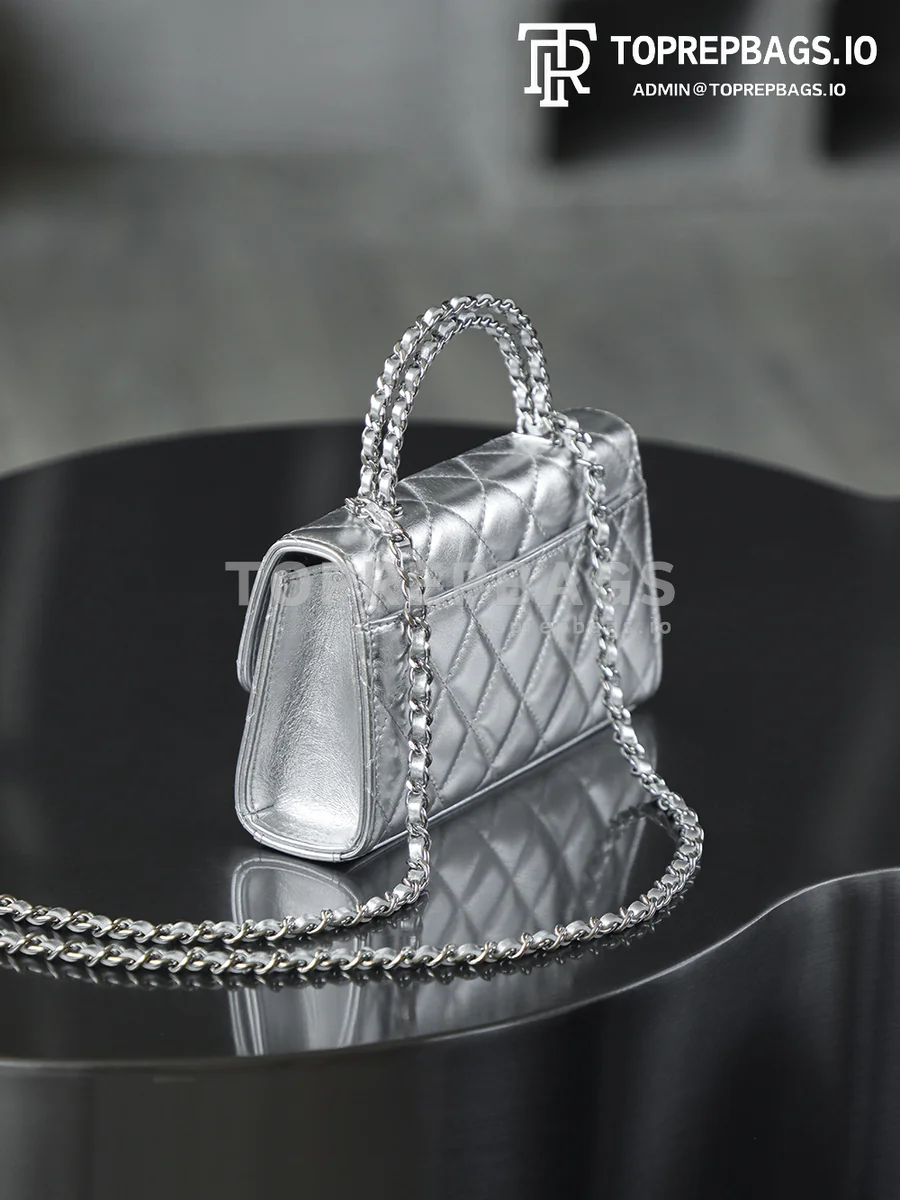 i1756786186448_9472_0_9 Chanel Kelly Mini Lambskin Leather Gold-tone Hardware Shoulder Bag detailed product image