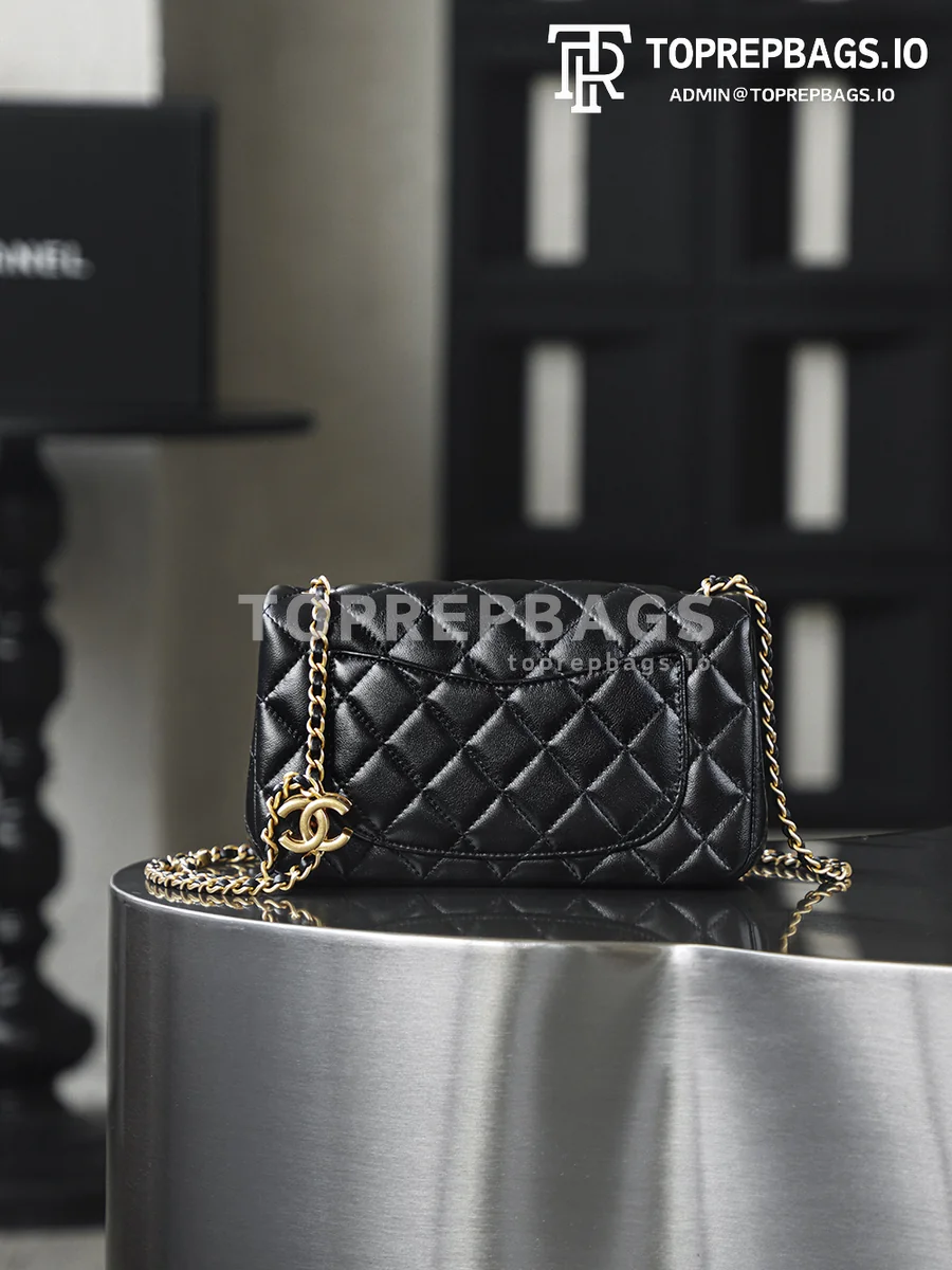 i1756982855820_5555_0_3 Chanel Classic Flap Rectangular Mini in Black