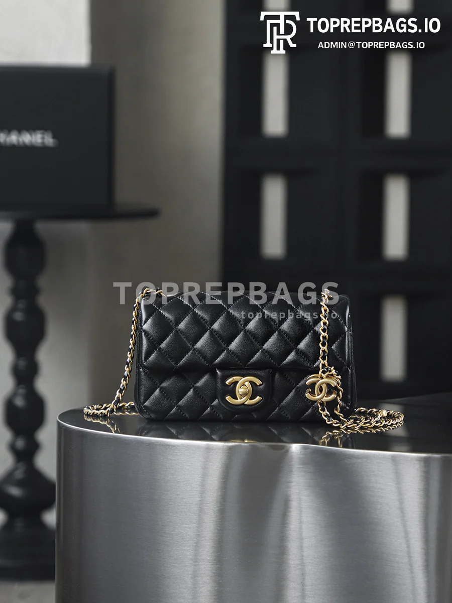 i1756982855831_4047_0_0 Chanel Classic Flap Rectangular Mini in Black